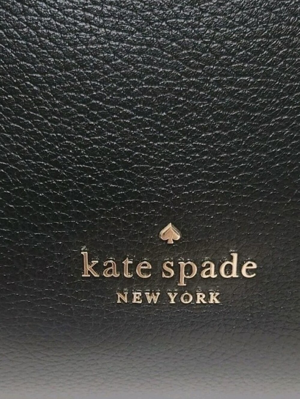 Kate Spade Kat Black Pebbled Leather Hobo Shoulder Bag Classic Large 13x12x4.5 - Picture 4 of 16
